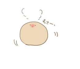 a hungry hamster and Manju. sticker #9516992