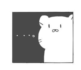 a hungry hamster and Manju. sticker #9517008