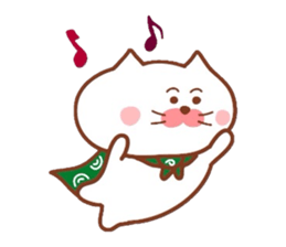 Furoshiki nyanko Matsukichi 9 sticker #9517145