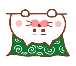 Furoshiki nyanko Matsukichi 9 sticker #9517147