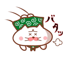 Furoshiki nyanko Matsukichi 9 sticker #9517165
