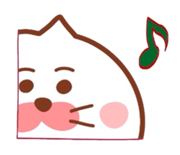 Furoshiki nyanko Matsukichi 9 sticker #9517173