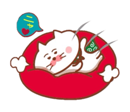 Furoshiki nyanko Matsukichi 9 sticker #9517174