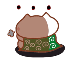 Furoshiki nyanko Matsukichi 9 sticker #9517178