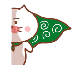 Furoshiki nyanko Matsukichi 9 sticker #9517183