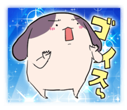 POKONOSUKE-DOG 5 sticker #9517851