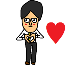 nice businessman sticker #9517934