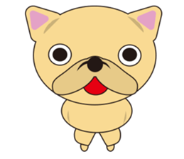 happy minidog sticker #9517944