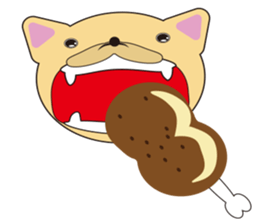 happy minidog sticker #9517956