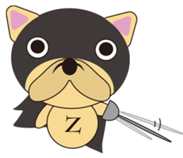 happy minidog sticker #9517974