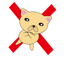 happy minidog sticker #9517976