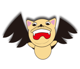 happy minidog sticker #9517980