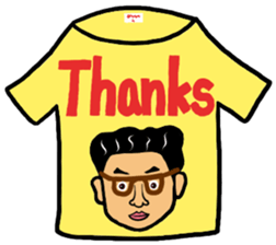 Man likes glasses sticker #9518109