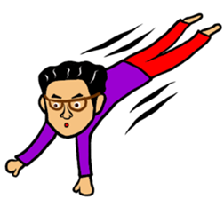 Man likes glasses sticker #9518121