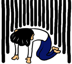 Man likes glasses sticker #9518140