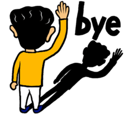 Man likes glasses sticker #9518141