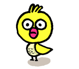 Little bird go go sticker #9518386