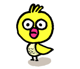 Little bird go go sticker #9518386