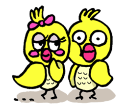 Little bird go go sticker #9518387