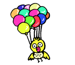 Little bird go go sticker #9518389