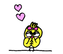 Little bird go go sticker #9518393