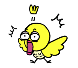 Little bird go go sticker #9518394