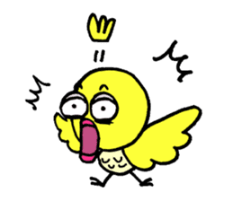 Little bird go go sticker #9518394