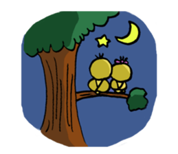 Little bird go go sticker #9518397