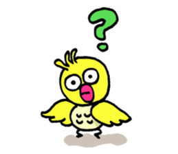 Little bird go go sticker #9518398