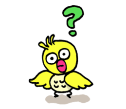 Little bird go go sticker #9518398