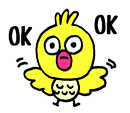 Little bird go go sticker #9518404