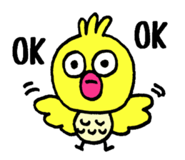 Little bird go go sticker #9518404