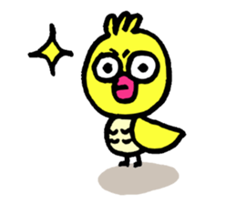 Little bird go go sticker #9518411