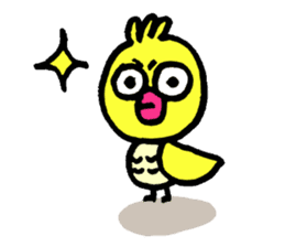 Little bird go go sticker #9518411