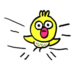 Little bird go go sticker #9518412