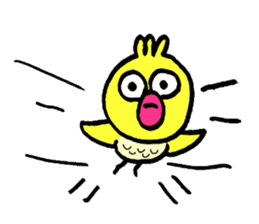 Little bird go go sticker #9518412