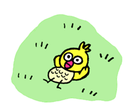 Little bird go go sticker #9518415