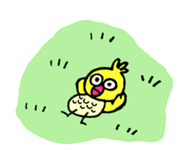 Little bird go go sticker #9518415