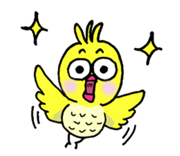 Little bird go go sticker #9518422