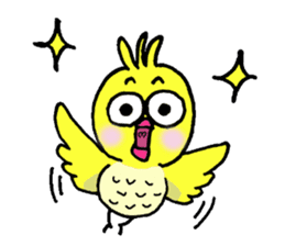 Little bird go go sticker #9518422