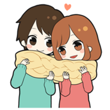 love birds 3 sticker #9518424