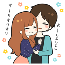 love birds 3 sticker #9518430