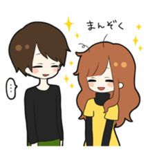 love birds 3 sticker #9518463