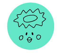 Is Kappa. The name is MOMO sticker #9518504