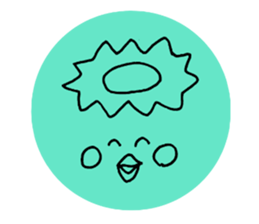 Is Kappa. The name is MOMO sticker #9518505