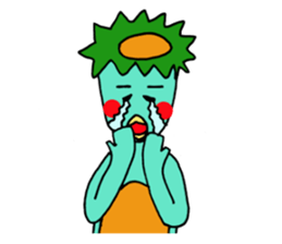 Is Kappa. The name is MOMO sticker #9518530