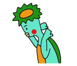 Is Kappa. The name is MOMO sticker #9518532