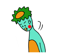 Is Kappa. The name is MOMO sticker #9518535