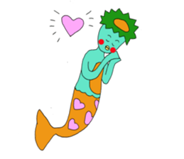 Is Kappa. The name is MOMO sticker #9518541