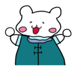 Girl rabbit.Warm my heart sticker #9518580